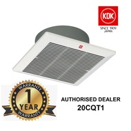 KDK 20CQT1 20TGQF Exhaust Fan Ceiling Mount Ventilating Ventilation Fan