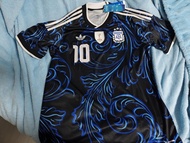 阿根廷 Messi 10號 黑色球衣