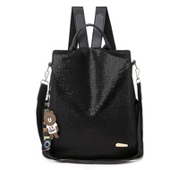 Black Sequin Women Backpack Fashion er Luxury Commuting Anti-theft Women Backpacks Black One