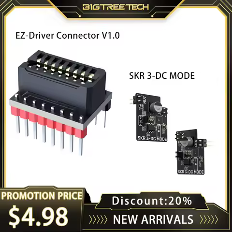 BIGTREETECH EZ-Driver Connector V1.0 And SKR 3-DC MODE For SKR 3 EZ Ender 3V2 Upgrade SKR V1.4 TURBO