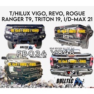 BULLTEC front rear rocket bull bar bumper Hilux Vigo Revo rogue ford ranger t9 triton dmax bodykit