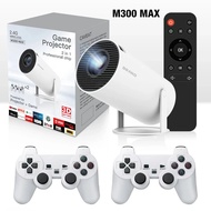 Projector 4K Portable 2in1 Game Console Mini Portable Android 13.0 Bluetooth 5G Wifi Big Screen Movi