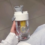 Botol Air Sedotan/Botol Air Pemisahan Teh/Botol Air Kapasitas BesarSiswa 600ML 800ML