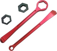 TIRGE Motorcycle Tyre Iron Tool Kit Raceline Levers Hex Wrench Spanner Head Tire Change 10mm 13mm 32