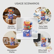 3D Pop Up Father's Day Greeting Box - Creative Gift for Party Decoration