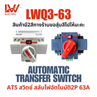 ATS LW 220V 100A 2p Dual Power Automatic Transfer Switch to Switch Uninterruptible Power