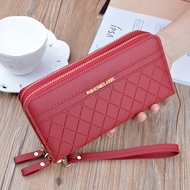 [ Cheap and Beautiful Women's Wallet _ D43 ] Fashion Classic 2-zip wallet, PU leather, many soft com
