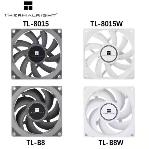 Thermalright TL-8015 TL-8015W TL-B8W TL-B8 80mm High Air Volume Case Fan 4PIN CPU Cooling fan PWM Fo