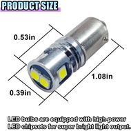 Mentol Lampu LED Kereta Super Terang 12V 24V, 3030 5-SMD 53 57 BA9 BA9S T4W 1891 1895 1889 64111 Men
