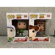 Bundle of 2 [100% Original] FUNKO POP Vinyl Disney: Toy Story - Buzz Lightyear and Woody [20th Anniversary]