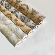 European Style3D 3D Damascus Wallpaper for Bedroom, Living Room, Dining Room, TV Background Wall Dec