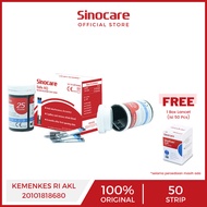 Sinocare Alat Ukur Cek Gula Darah Safe AQ Smart BGM HCT 30-60% Akurasi 95%