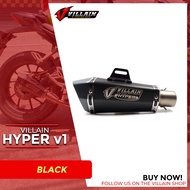Spot Goods☢Villain Hyper Muffler Full System For Scooters Motorcycle