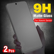 2pcs Matte Frosted Tempered Glass For Xiaomi 13 12T 11T 10T Pro Mi 11i 5G 12TPro 11TPro Mi13 13T Mi11i 9h Phone Screen Protector