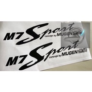S487 2pc M7 Sport Mugen Car Sticker