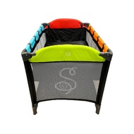 Lucky Baby S6 Travel Playpen Mix Color 43""X31""X30""/110x78x76 Cm + Mattress (71X104X5cm )