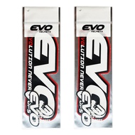 【Ready Stock】▪✼ↂ2 pcs Sale EVO Motorcycle Helmet Sticker PVC Decals