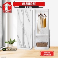 2 Door Wardrobe Almari Baju 2 Pintu Almari Pakaian Almari Murah Almari Ikea Wardrobe Cupboard Cabinet Kabinet Baju Moden