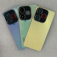 AAAA Quality For Infinix Hot 40i X6528B X6528 Back Battery Cover Housing Case  With Camera LensRepai