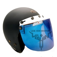 Original Magnum M9 5 Button White Cap with Daynight Visor ( Matt Black )