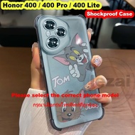 เคส Honor 400 Pro 400 Lite 5G Honor400ใหม่เคส Honor400Pro5G เคสเนื้อนุ่มกันกระแทกแบบใสฝาหลังด้าน