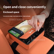 Xiaopeng M03p7 + car armrest box storage box X9G7G9G6 car central control tissue box glasses storage