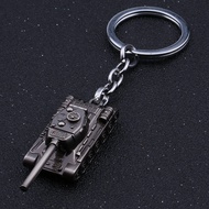 พวกเขา Outvie Mani Omani Tank Model Keychain Realist Metal T-34 Tank Fan Metal Pendant Main Battle T