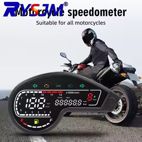 Motorcycl Speedometer Digital LED Odometer for Honda NXR150 NXR125 Bros 2003-2014 CRV GY200 Mexico B