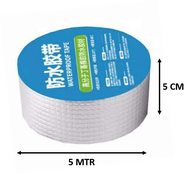 Lakban Aluminium Foil - Lakban Anti Bocor Anti Air - Super Strong Waterproof Tape Butyl