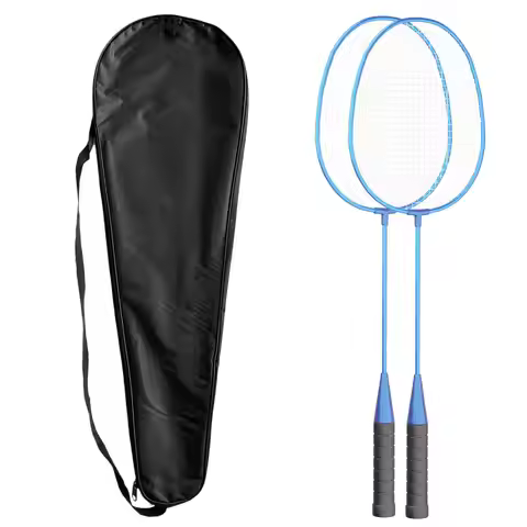 Badminton Bag Lightweight Waterproof Tennis Racket Bags with Zipper for Men Women Athlete Youth Play