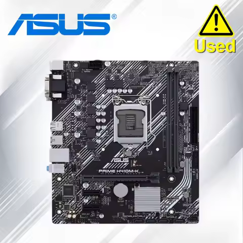 ASUS PRIME H410M-K INTEL H410 LGA 1200 MICRO ATX DVI VGA USB 3.2 GEN 1 TYPE-A 1 GB ETHERNET