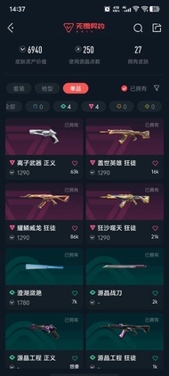 Valorant 遊戲帳號