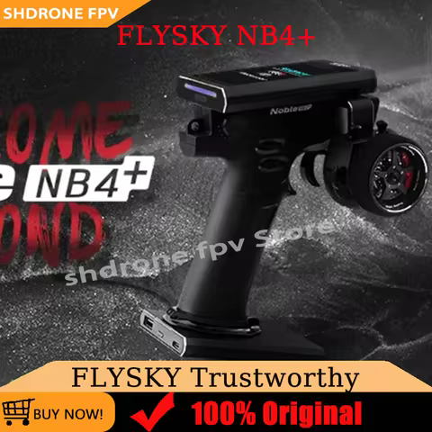 FLYSKY Noble NB4+ RC Transmitter 2.4G AFHDS3 8CH 3.5'' IPS HD Touch Screen 4096 Resolution for RC Ca