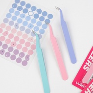 Macaron Color Small Elbow Tweezers Student Handmade Stainless Steel Tweezers