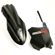 Fender and Number Plate KXF 250 KX 2017 - 2019 Mudguard