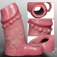 Penis sleeve, adult sex toy, penis cover, couple's sexual aid, penis wearable device, open-ended pen