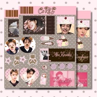 BC STICKER DECO KPOP CORTIS VER CHOCOLATE STRAWBERRY all members