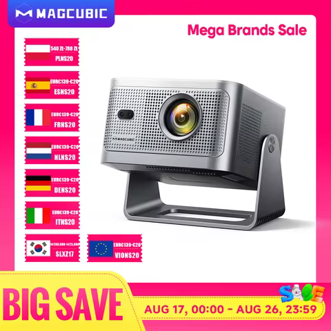Magcubic HY350GT 900 ANSI Projector with Google TV 1080p Native Projector Auto Focus Portable Beam A