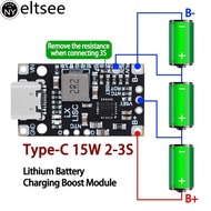 NY Type-C USB 2/3S BMS 15W 8.4V 12.6V 1.5A 2S 3S BMS Lithium Battery Charging Boost Module With Bala