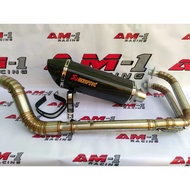Akrapovic Racing Exhaust Kite Evo Carbon Yamaha R25 R 25 Mt25 Mt 25