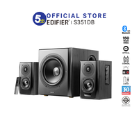 ลำโพง EDIFIER S351DB Bookshelf Speakers สีนำ้ดำ รับประกัน 30 เดือนศูนย์ไทย