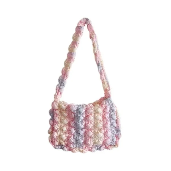 UNICORN RAINBOW CLOUD QUILTED SLING BAG 彩虹云朵包