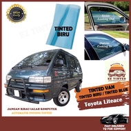 Toyota Liteace_TINTED CROMAX BIRU/Blue Tinted/ Tinted Kereta /Car Window Film/2PLY UV Film/Car Tinted/Tahan Panas