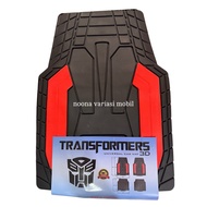 Transformers 3D Premium universal 2-Row Car Mat