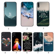 Redmi 9 t 6A 7A 8A 9A 9C NFC Note 9T K70 e K70 Pro W2 Bible verse Jesus Soft black phone case