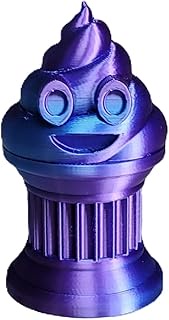 Znet3D Mini Poop Emoji Trophy's - Perfect Award or Gift - Handmade w/Additive Manufacturing - 3" inc