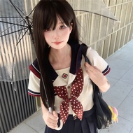 Original Japanese JK Uniform JK School Uniform Short Pleated Skirt Set