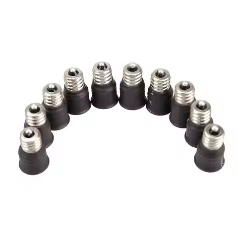 E12 To E14 Adapter Screw-in Lamp Socket Socket Adapter Light Socket Converter Bulb Base Adapter for 