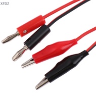 [XFDZ]  1Pc Multi-meter Test Leads Cable Line 100cm Double Ends Banana Plug To Alligator Clip Electrical Connector DIY Tool  FD