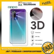 🔥Ship 1-2 Days🔥 Oppo A9 2020 / A91 / A92 Rear Back Carbon Fiber Sticker Film Protector